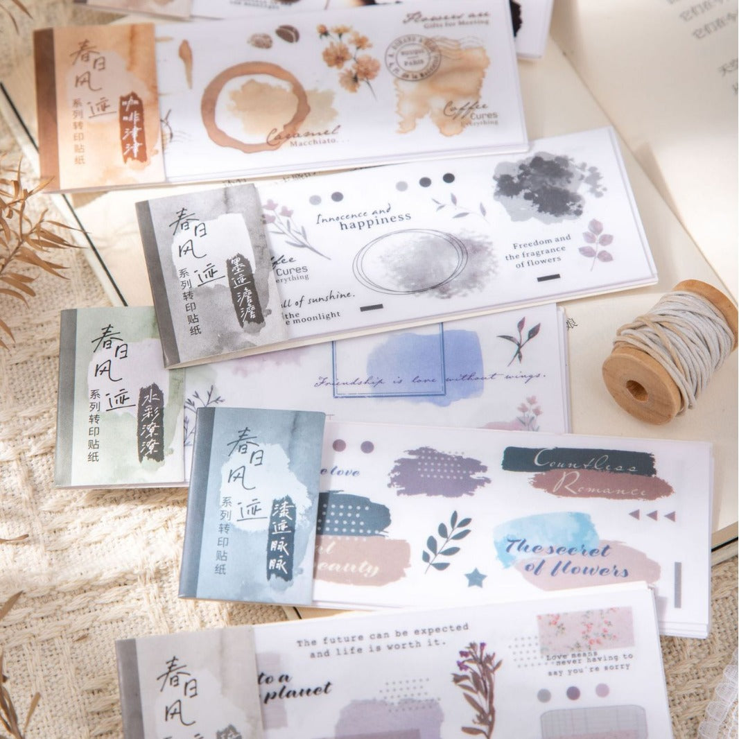 HGD-CRFJ006-Journal Paper Vintage 5 Designs | 5 Sheets each
