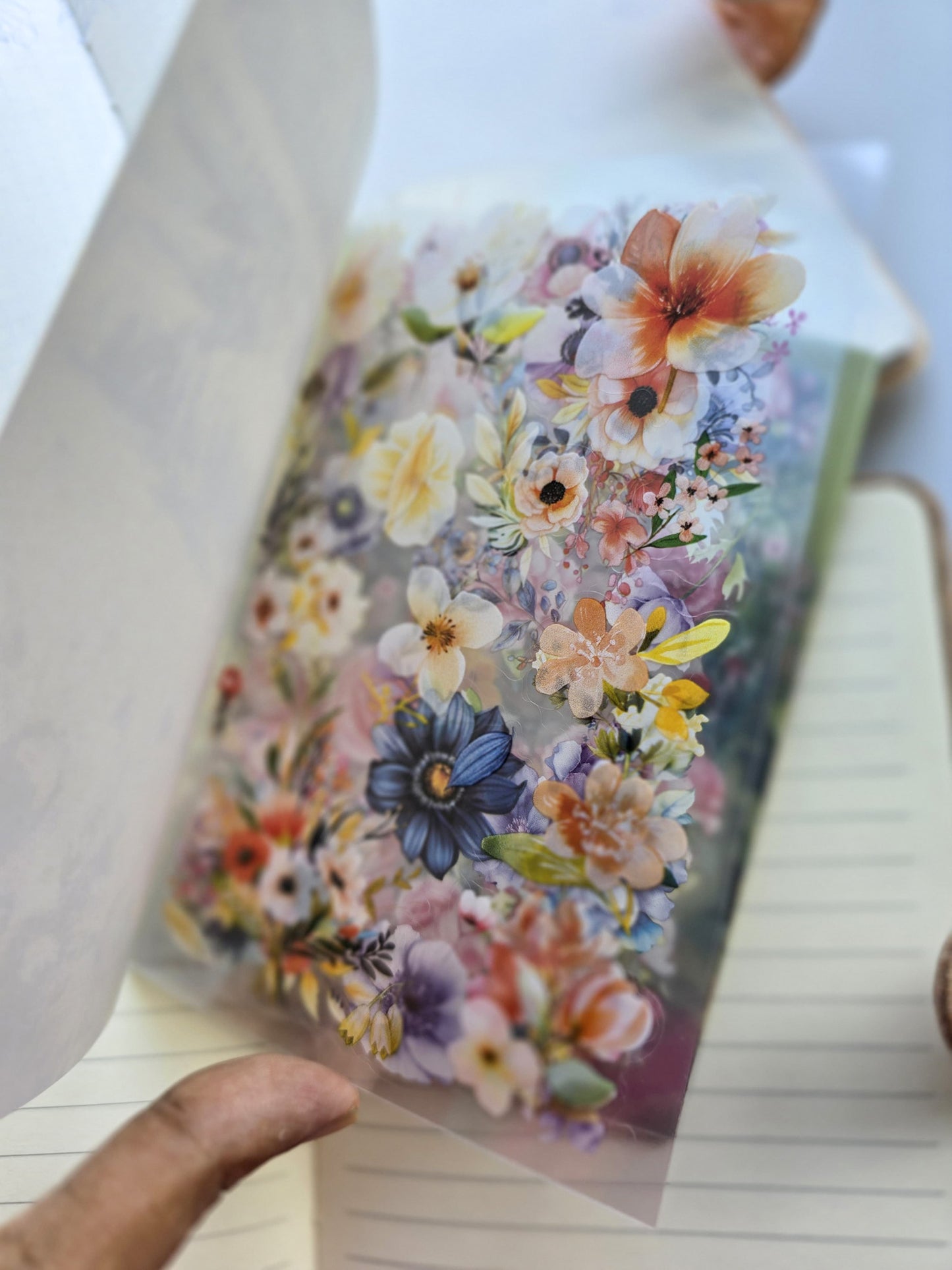 Wyhz 404 PET Sticker Book Floral | Hyde Flower Shop Garden | 20 Pages 14x10cm