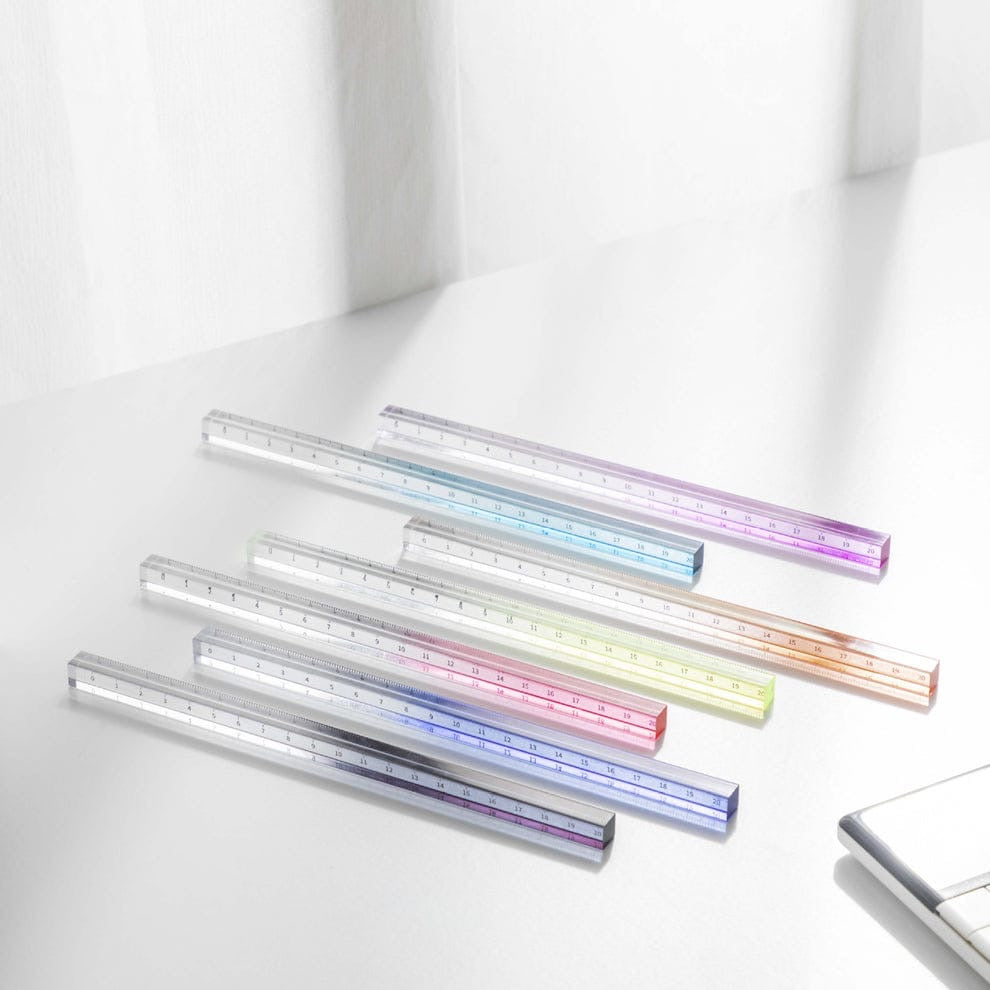 Length Scale Crystal Crystal Ruler Scale Random Colour – Adriti's Home
