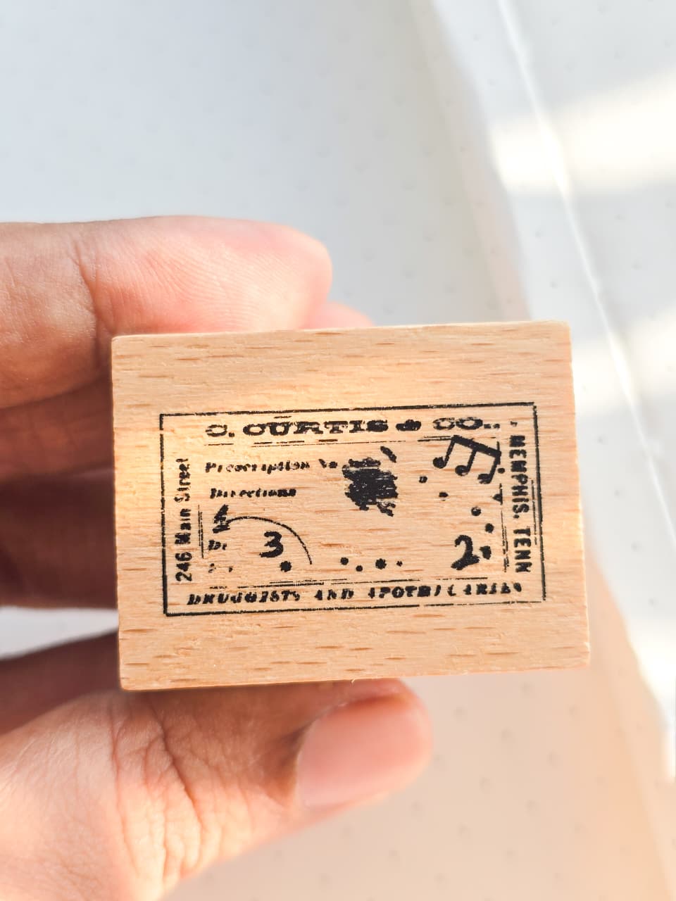 MGYJ601-4 Wooden Stamp Letter
