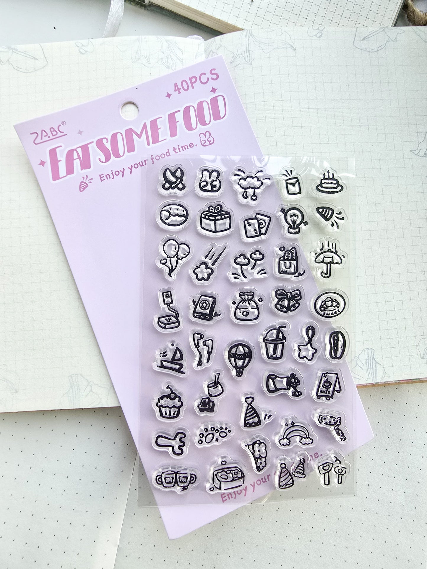 Yqql401 Clear Stamp Food Planner  | 95*150mm