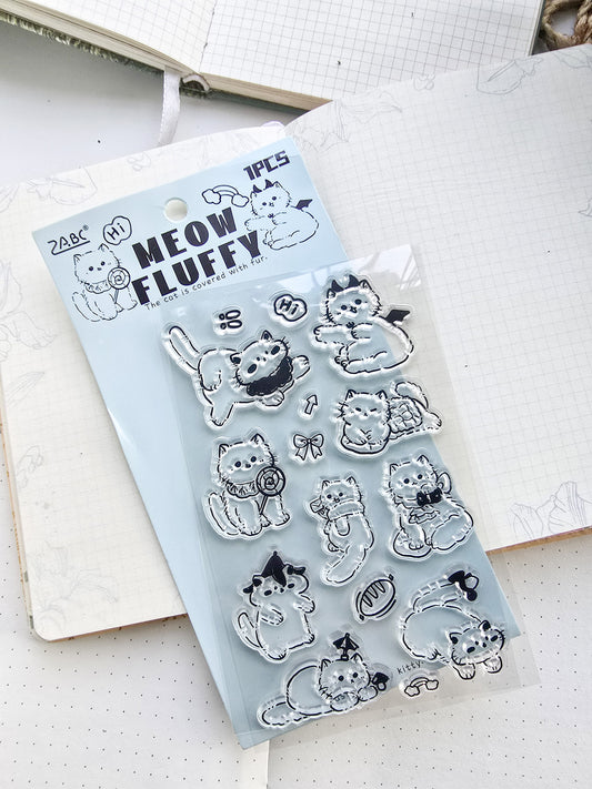 Ymhh404 Clear Stamp Cat Planner  | 95*150mm