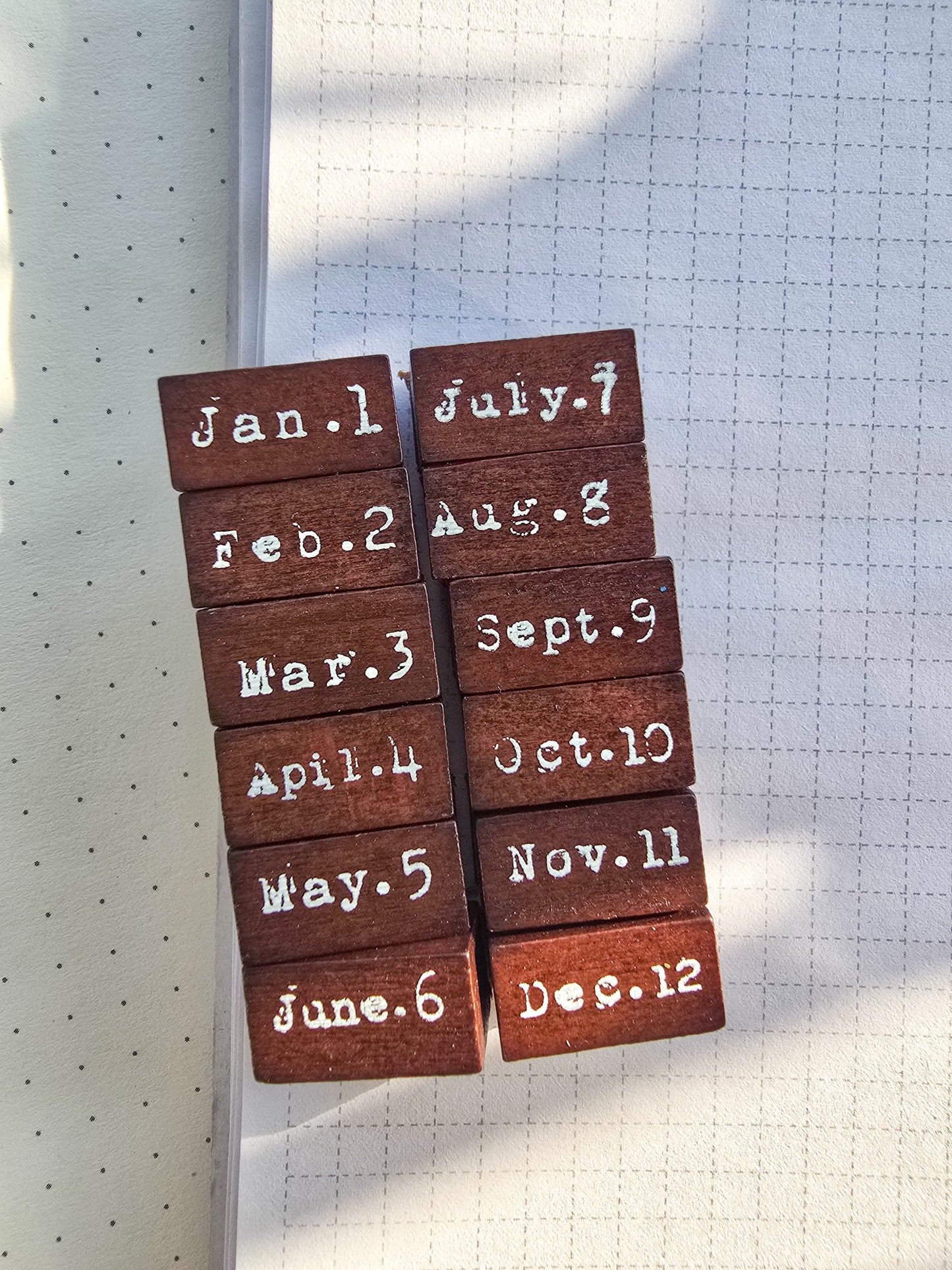 YYMY101-12 Wooden Stamp Space And Time