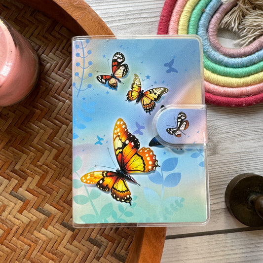 Mini Notebook Butterfly collection 1500-4 b | Notebook A7 | Diary