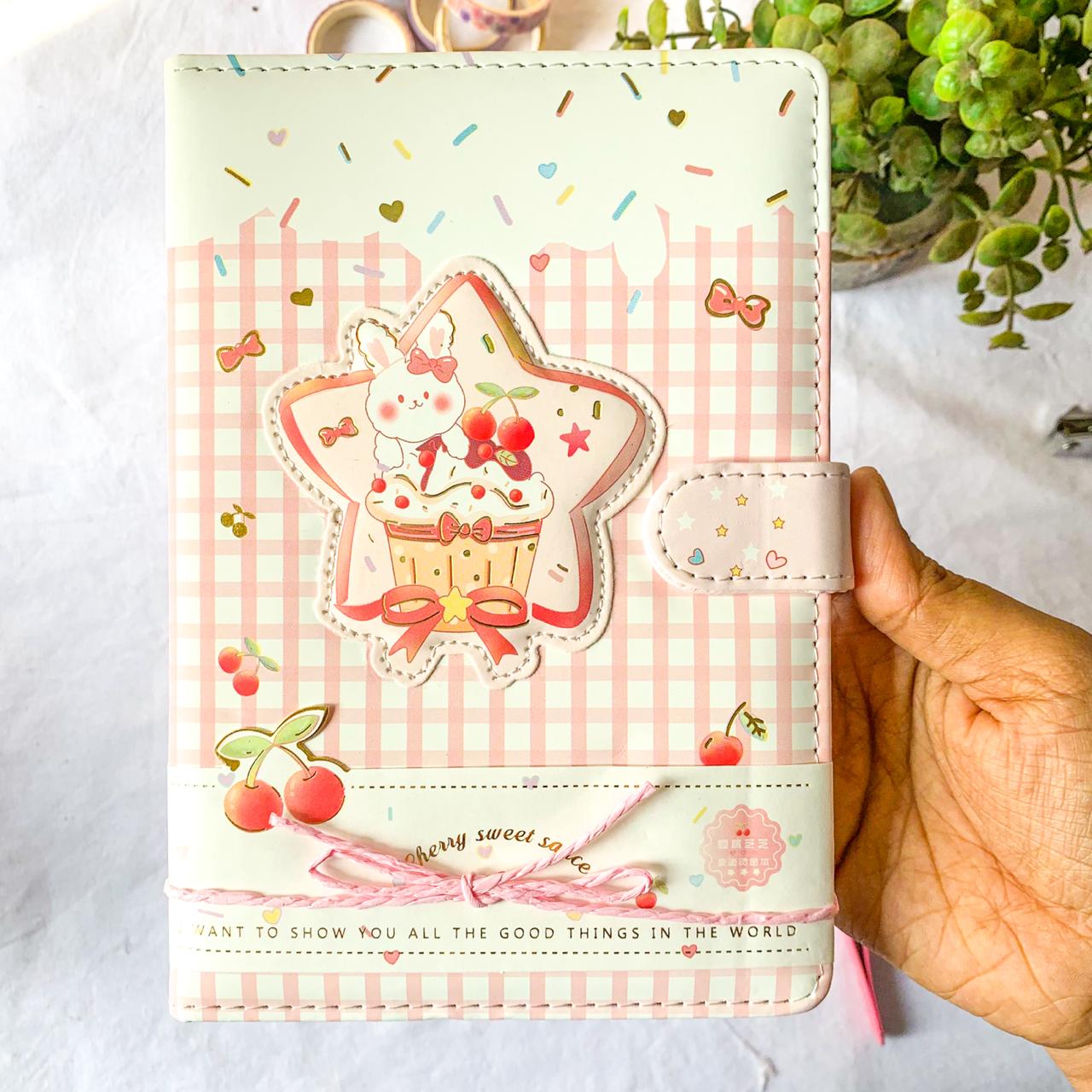 NB-32K-6187 - #4 Pink Cute Kawaii Notebook | Diary