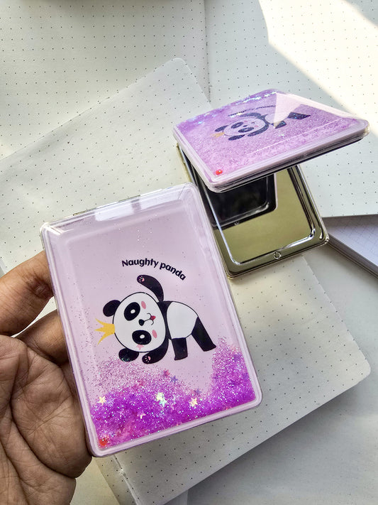 Kv8808k17 Naughty Panda Pocket Mirror