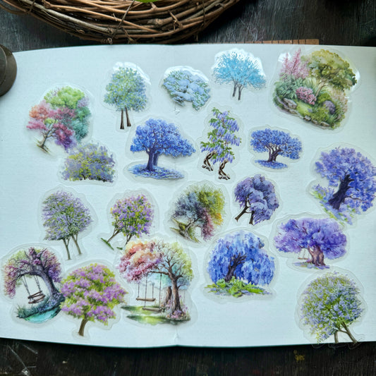 Ts06H047 Nature Tree Sticker Pack 40Pc