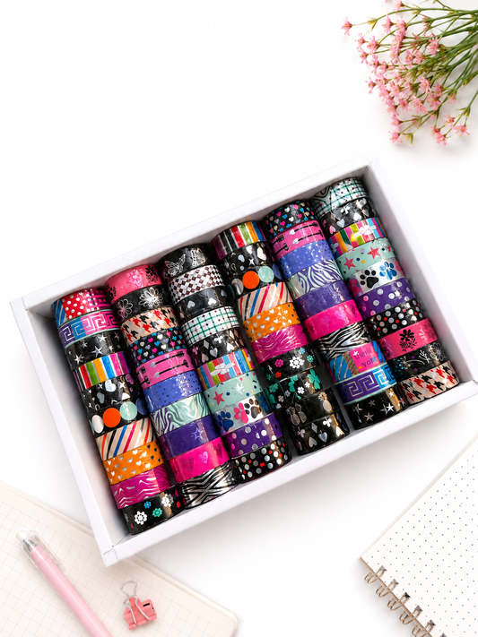 10 pcs Plastic Tape For School Projects | Random | MG7835H