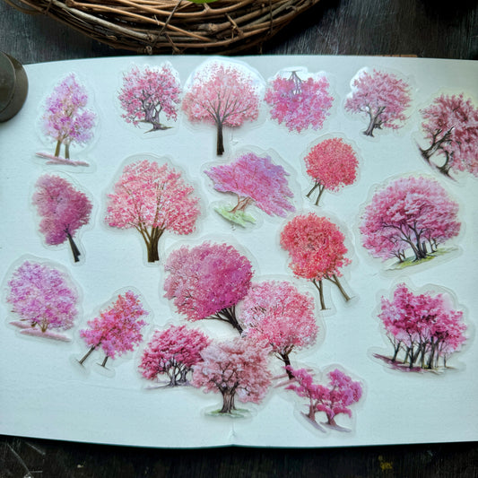 Ts06H043 Nature Tree Sticker Pack 40Pc