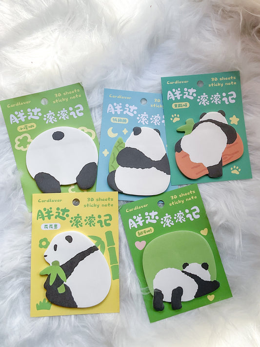 101MG02  | Cute Panda Sticky Note| 30 Sheets | 80*80mm