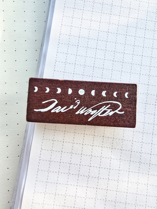 YYMY101-7 Wooden Stamp Space And Time