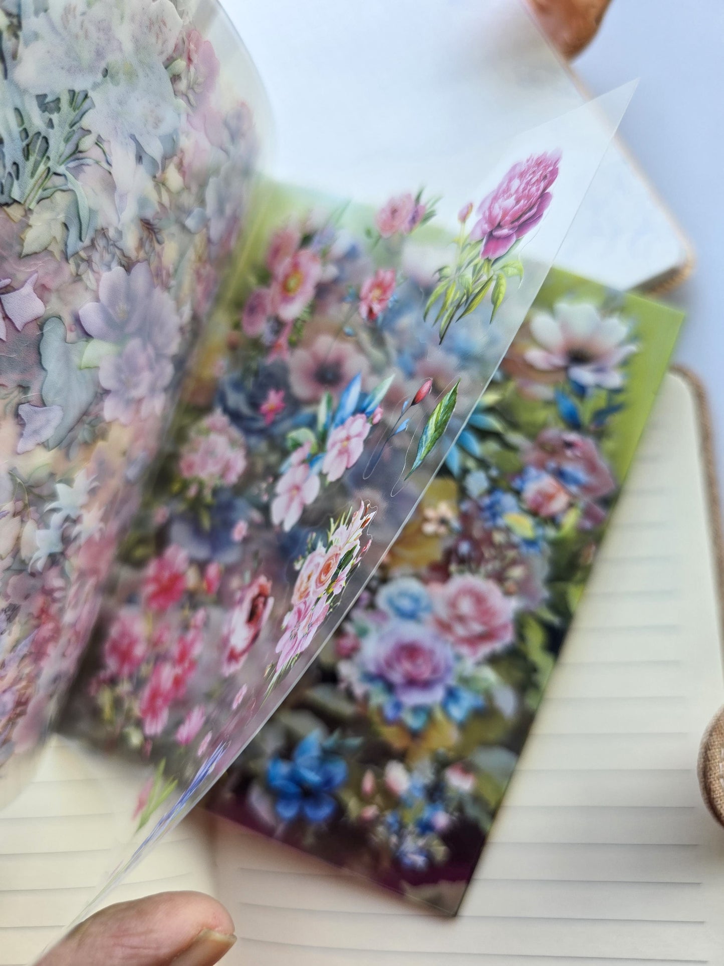 Wyhz 404 PET Sticker Book Floral | Hyde Flower Shop Garden | 20 Pages 14x10cm
