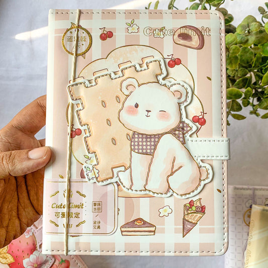 NB-36K-6028-4 Kawaii Animal Premium Notebook | Diary | Undated Planner