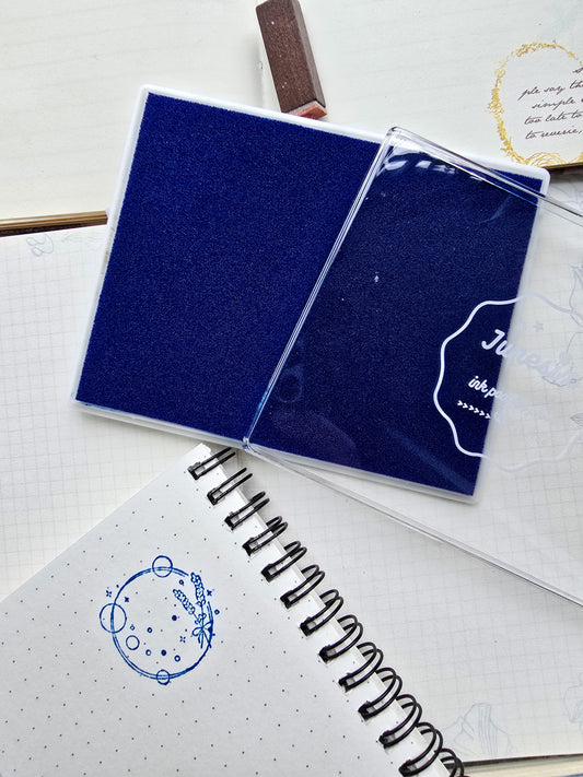 Big Ink Pad Navy Blue| Ink Stamp Pad|12.5x10cm