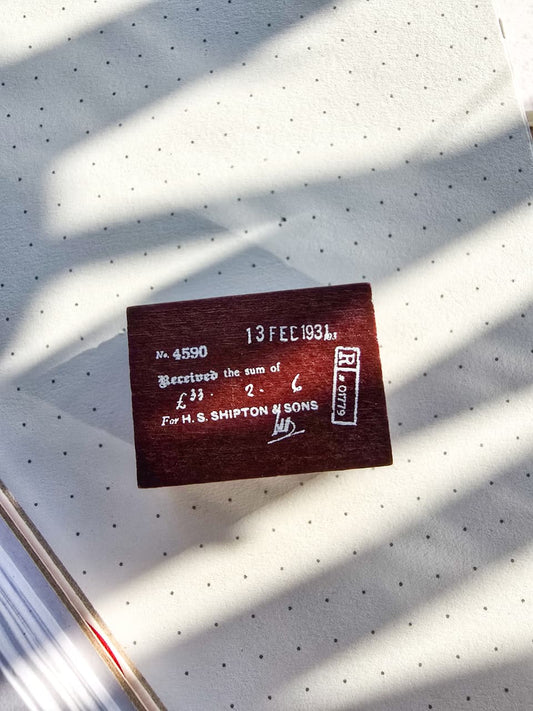 YYZY403-3 Wooden Stamp Written