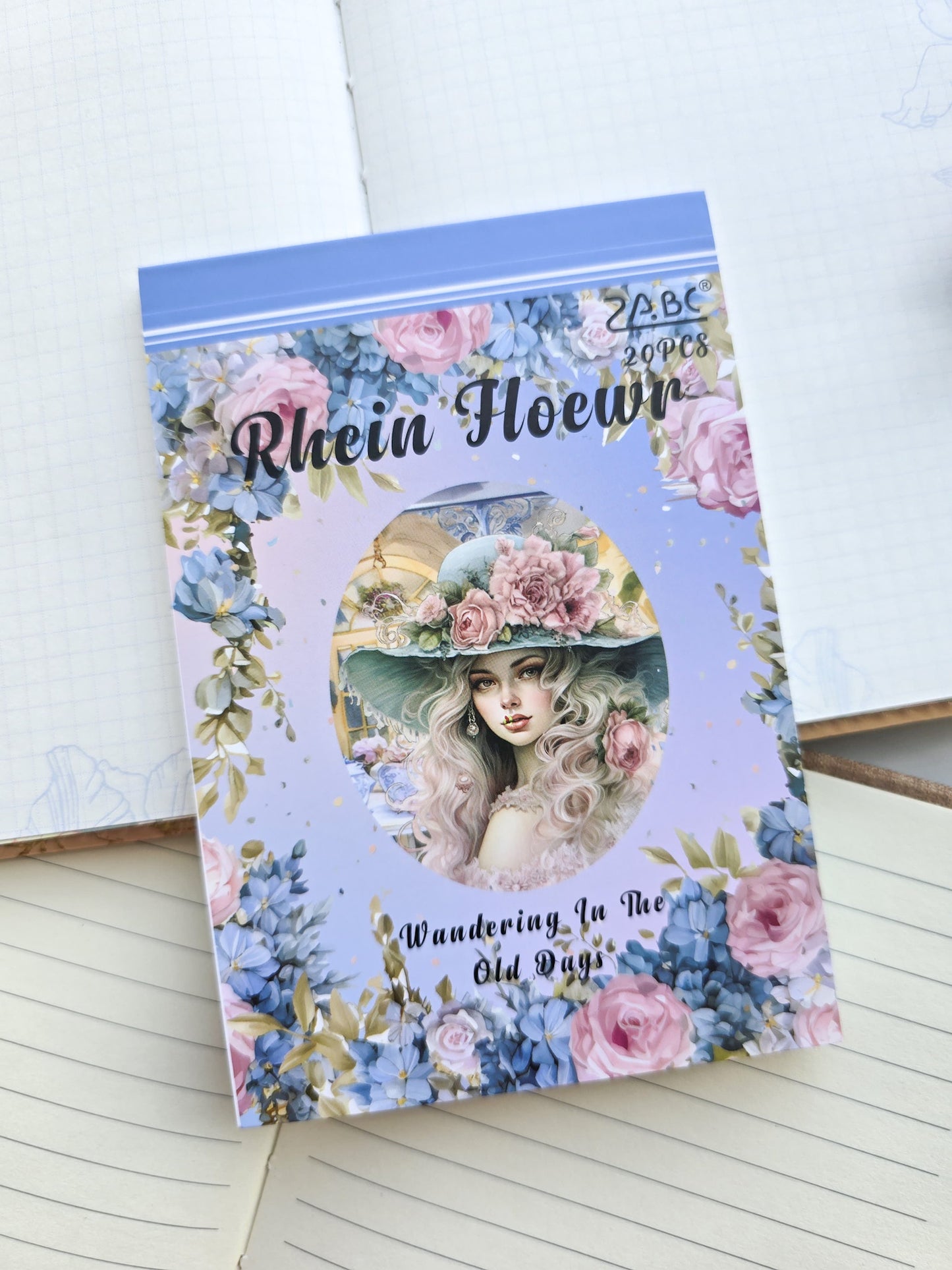 Smjsg403 Paper Sticker Book | Rhein Hoewn | 20 Pages 100*145mm PreCut Sticker