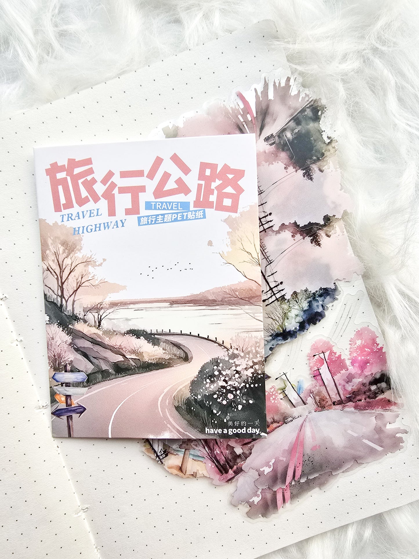 Mhdlxgl005 Travel Highway Pet Transparent Travel Sticker | 15*2 30 pcs