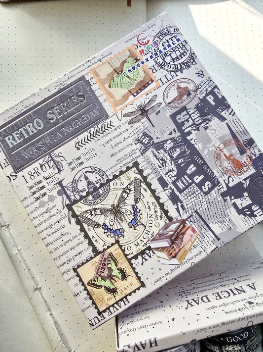 Xmjd3064 Retro Series Washi Tape Collection | 18 Rolls* 2m