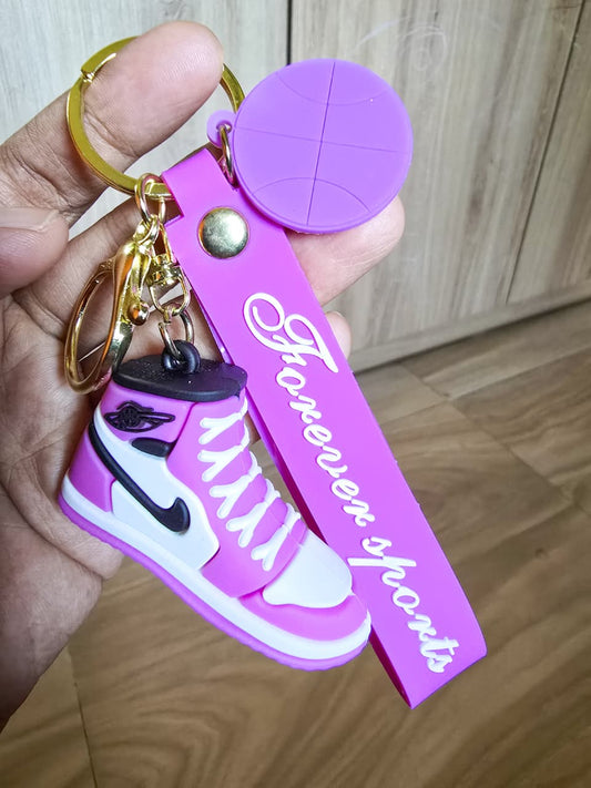 Sports Shoes Key Chain| Sneaker Key Chain| Purple