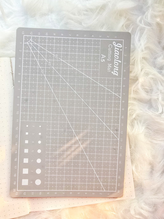 A5 Paper Cutting Mat Gray