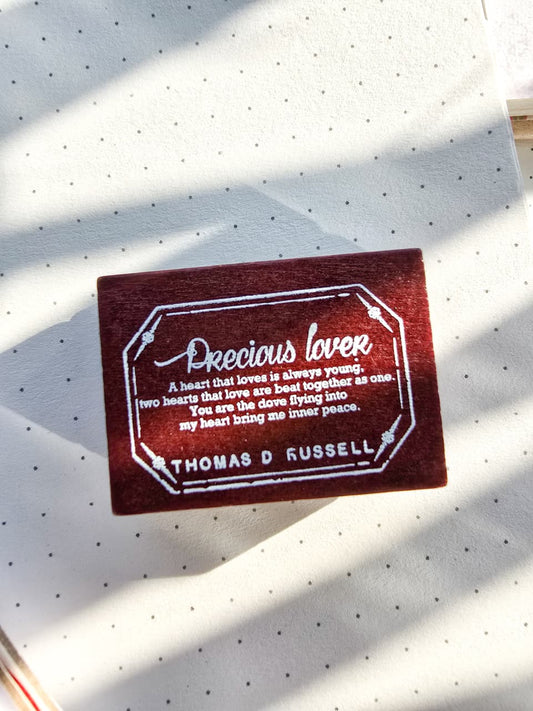 YYZY403-1 Wooden Stamp Written