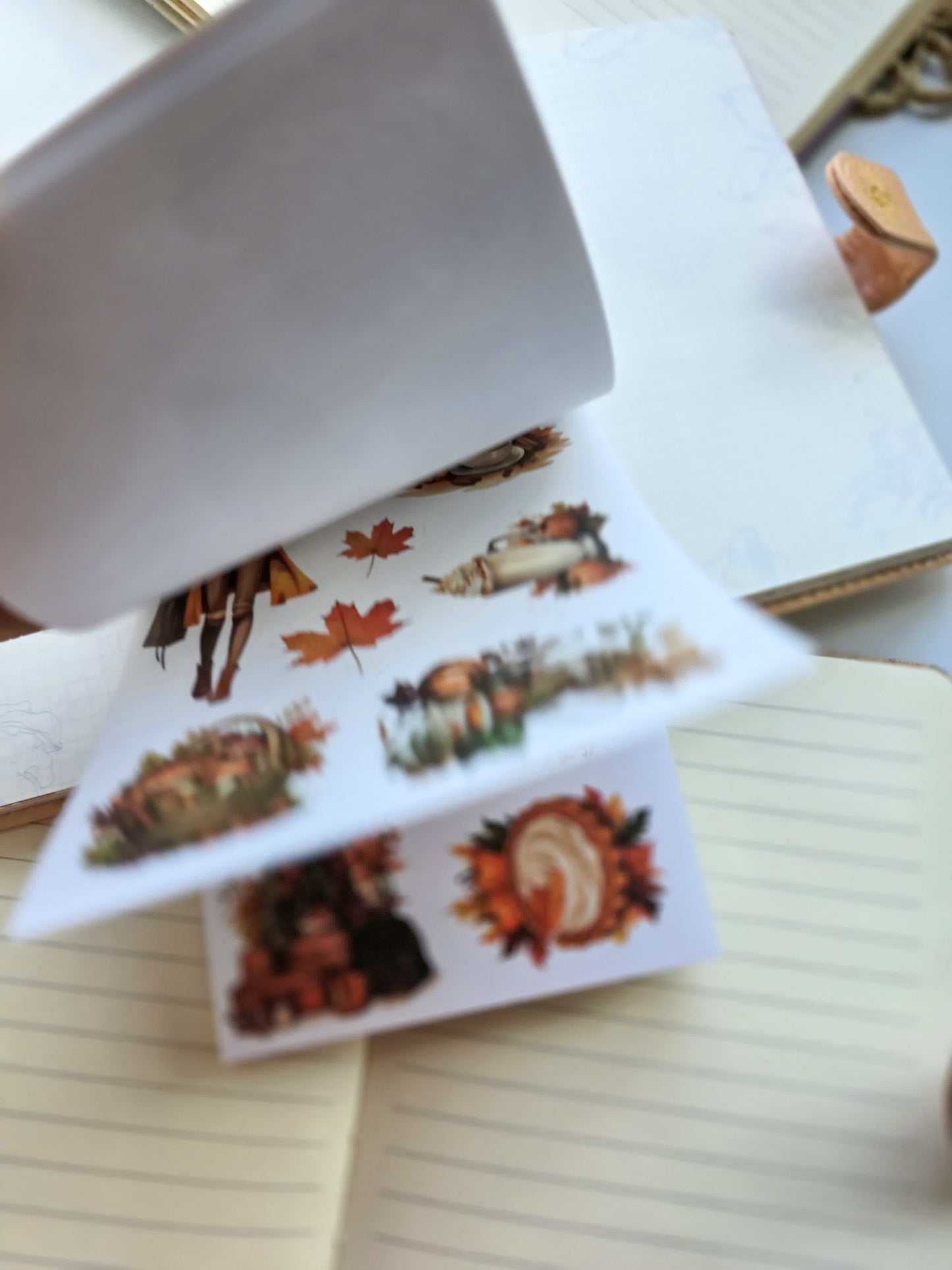Smjsg402 Paper Sticker Book | Coffee Enjoyable | 20 Pages 100*145mm PreCut Sticker