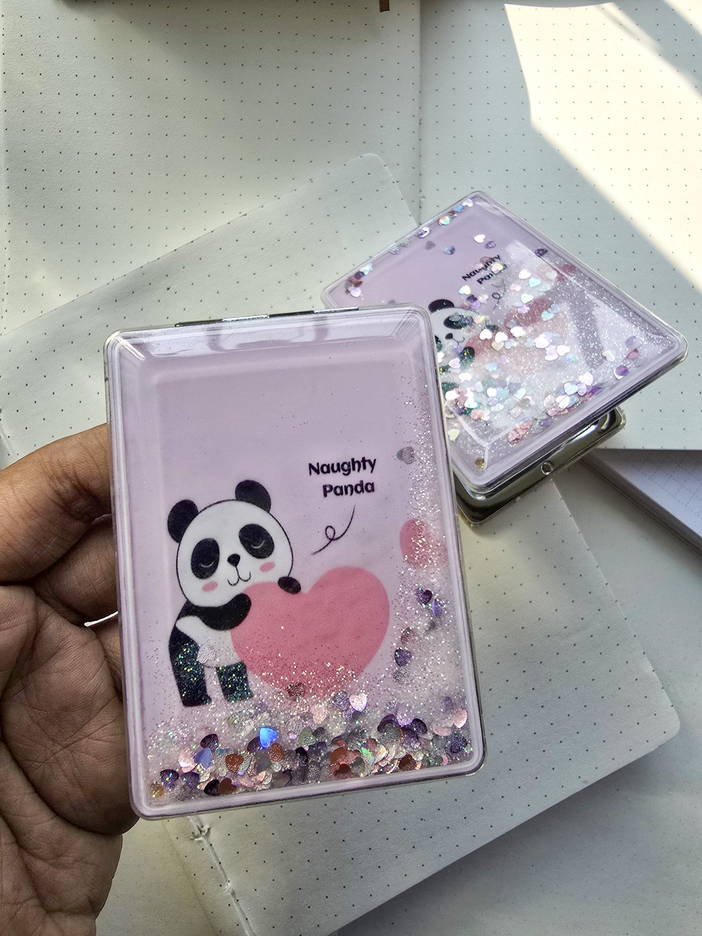 Kv8808k17 Naughty Panda Pocket Mirror