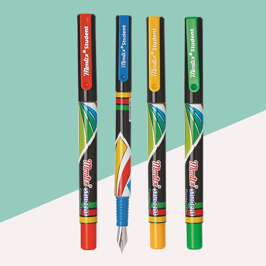 Montex Student Fountain Pen | Available in Four Colors