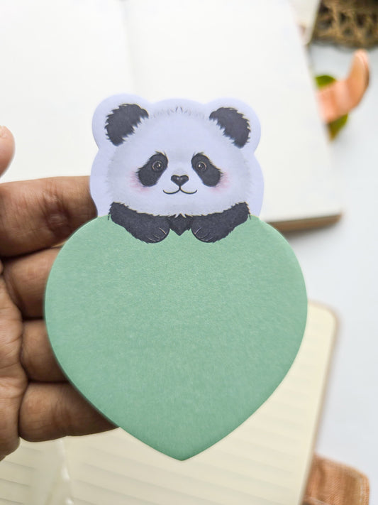 Gshs4669 Cute Pet  Panda Sticky Notes | 30 pcs