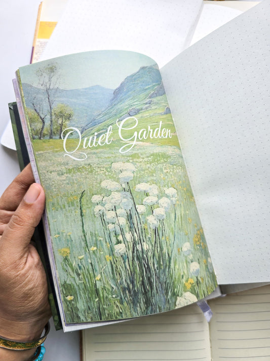 Vintage Style Diary | Quiet Garden 12.8*18.6 cm 128 pages