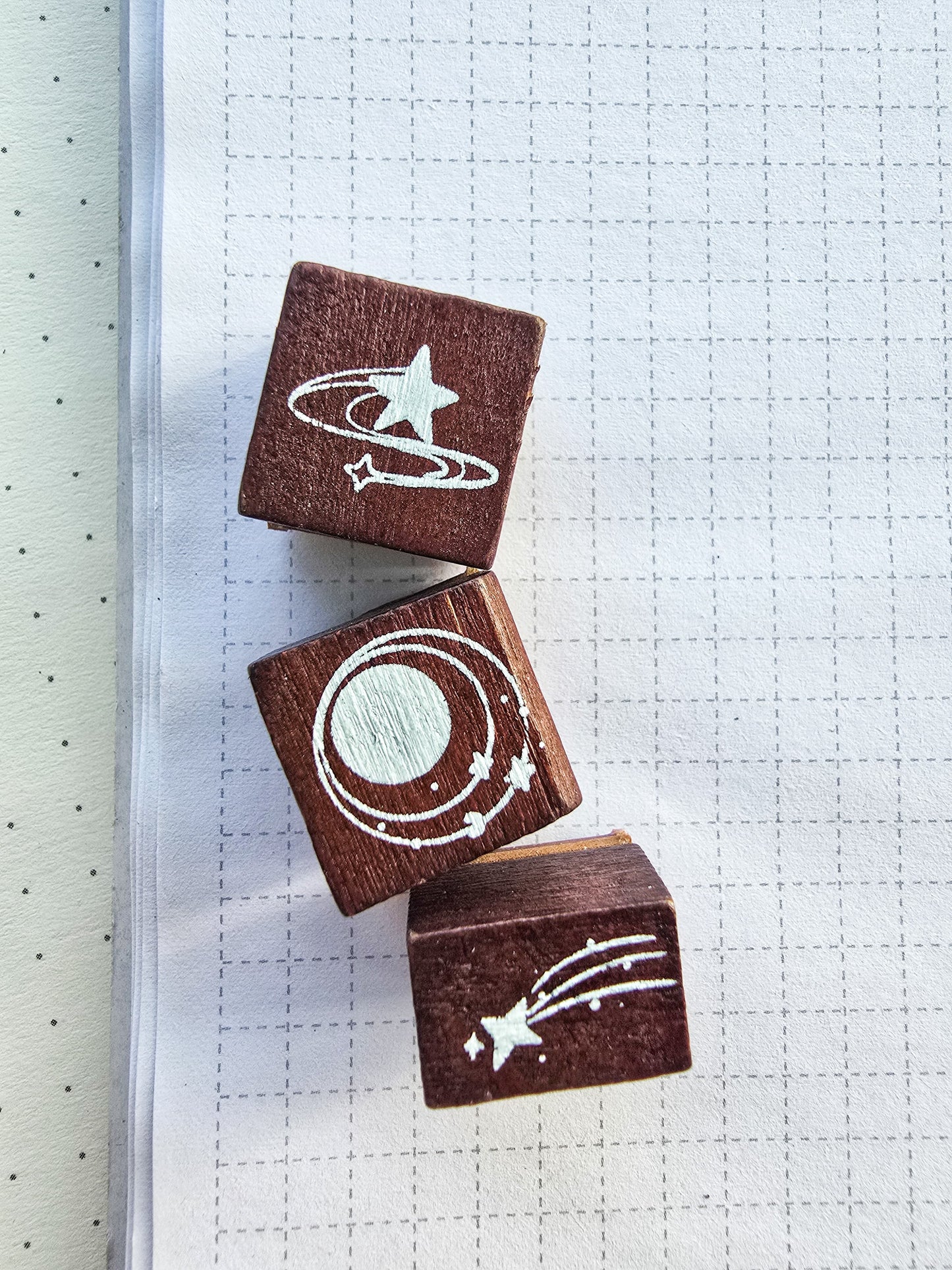 YYMY101-9 Wooden Stamp Space And Time