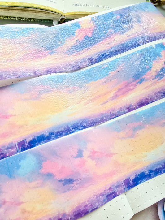 MHD-TYMJ004- Sky Theme Translucent PET Sticker Roll