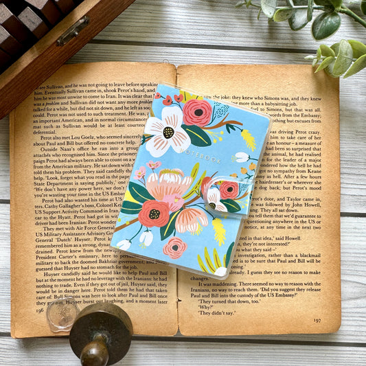 Flower Mini Notebook vintage 1500-8 B | Notebook A7 | Diary