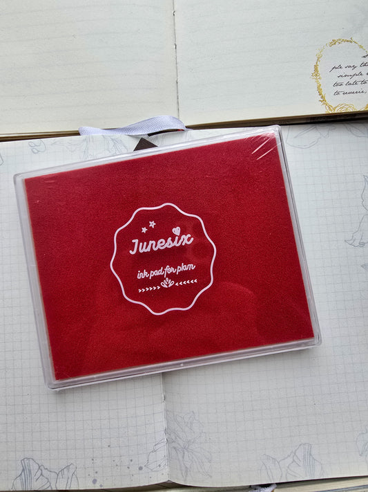 Big Ink Pad Red | Ink Stamp Pad|12.5x10cm