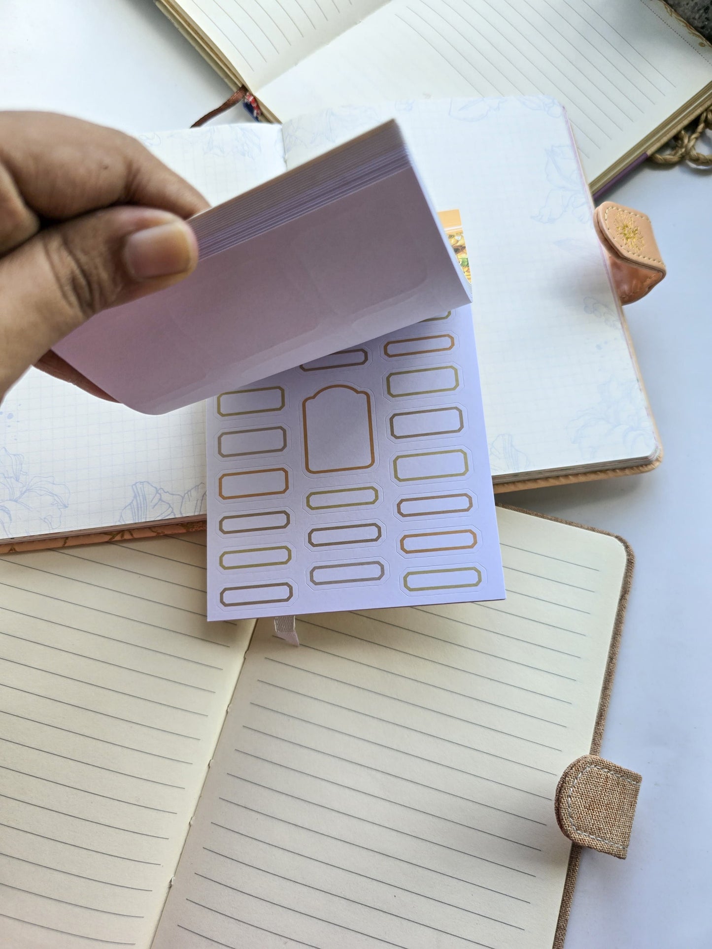 Smjsg404 Paper Sticker Book | Kintoki Warm Sunshine | 20 Pages 100*145mm PreCut Sticker