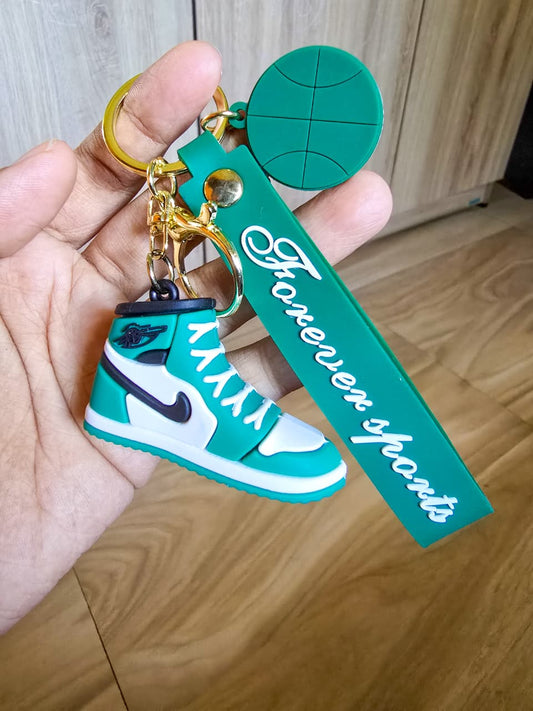 Sports Shoes Key Chain| Sneaker Key Chain| Green