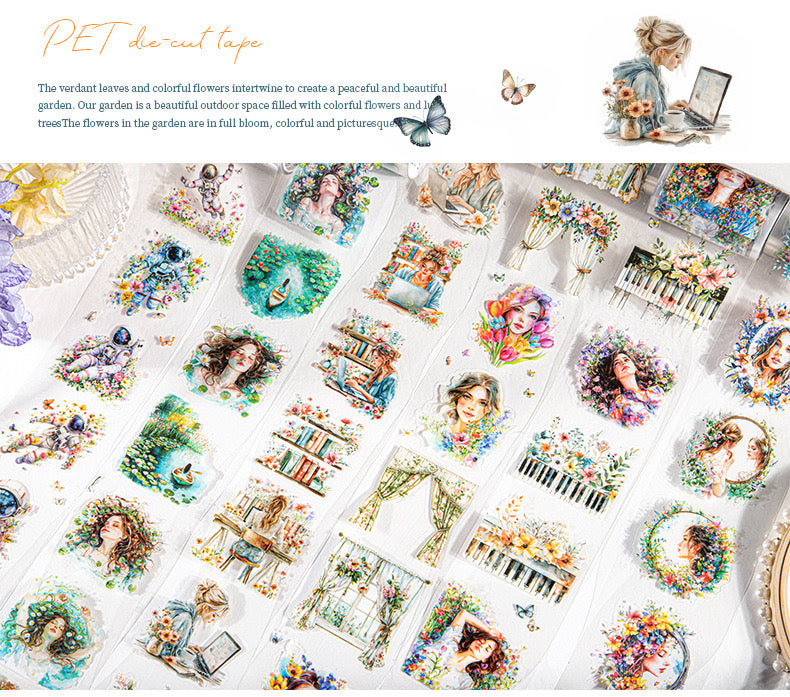 Hhyl003 The Sea Drifting Sticker roll Pet Sticker | 60mm*2m