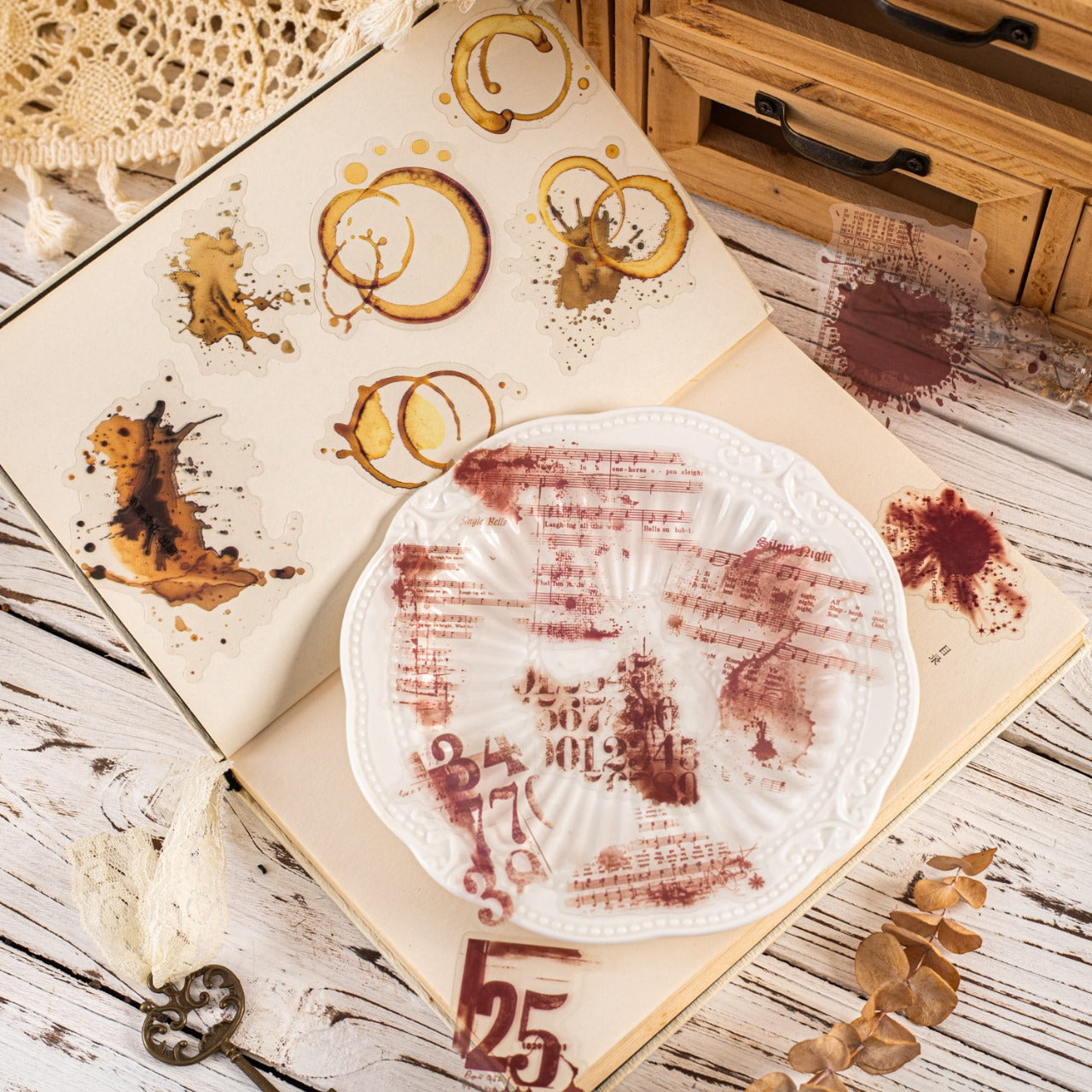 Pmyx005 Splash Impression PET Sticker | Splash collection | 10 pcs