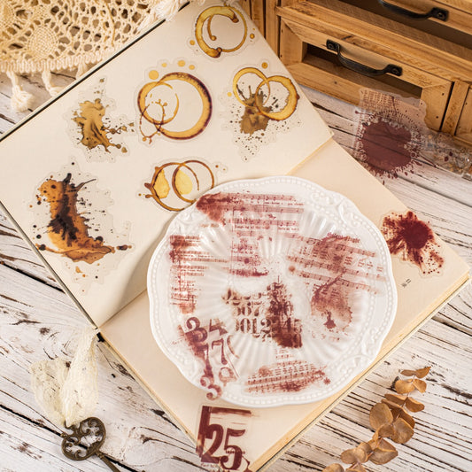 Pmyx005 Splash Impression PET Sticker | Splash collection | 10 pcs