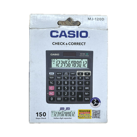 Casio Check & Correct calculator