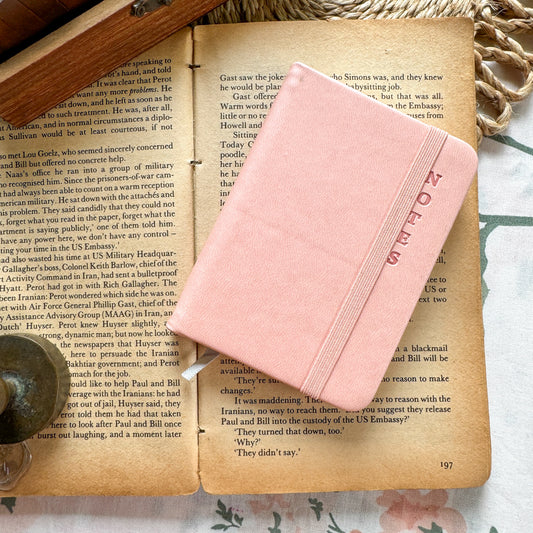 Single Color Mini Notebook 5801-1 peach | Notebook A7 | Diary