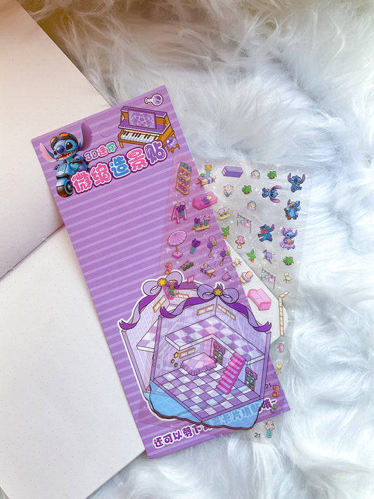 Fc005-O PVC 3d Home Arrangements Sticker Kawaii