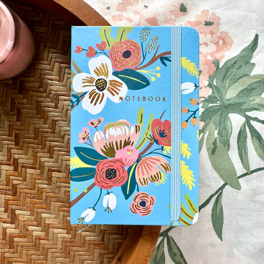Colourful Mini Notebook Floral collection 5702-2 b| Notebook A6 | Diary