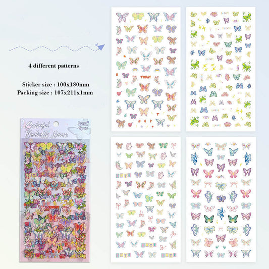 DMXH401 - sticker bag retro recycling set series hand account material mobile phone box creative stickers