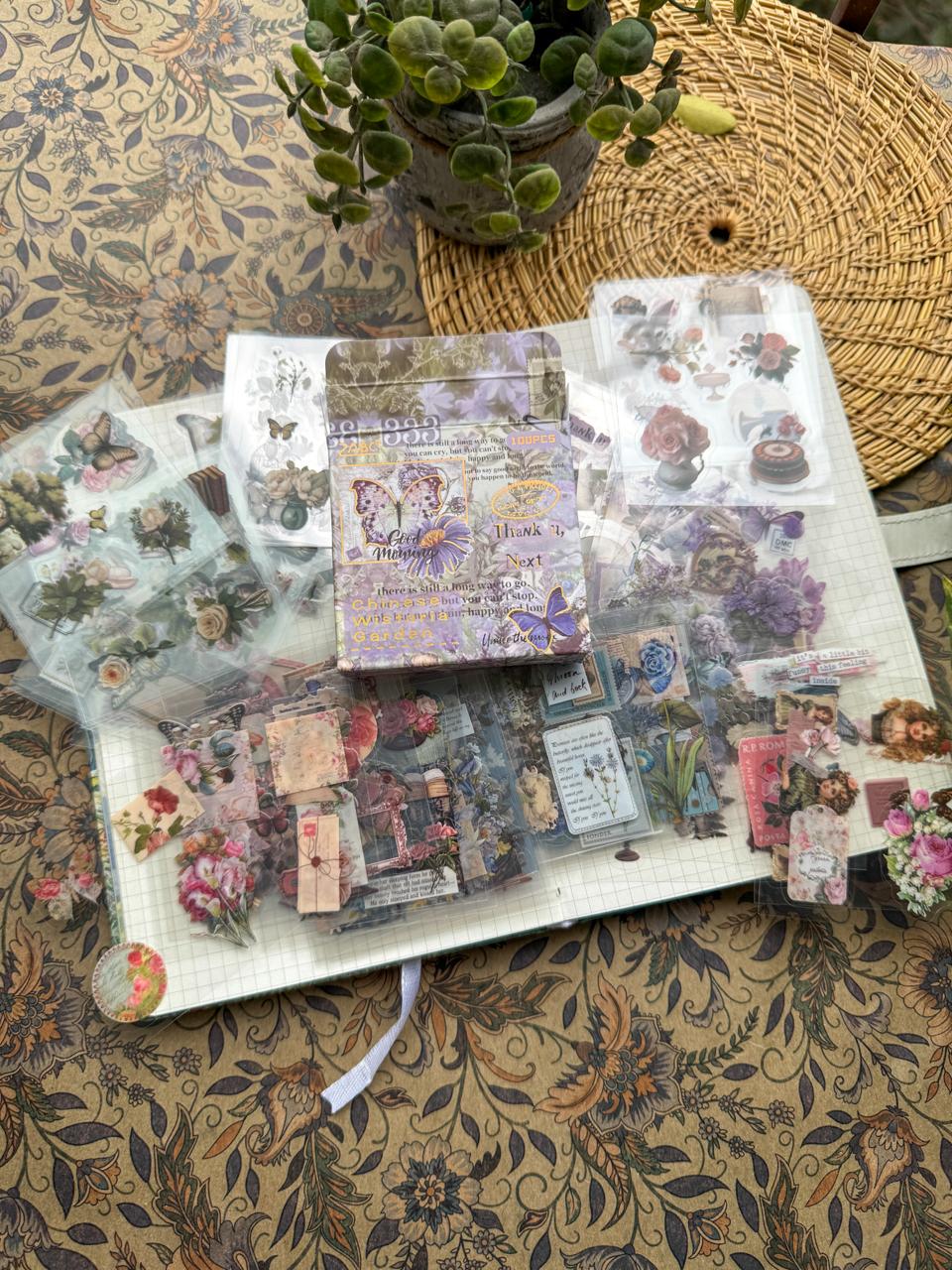 EYSY0403 -100 sheet sticker box| sticker candy heart langu series children cute sticker waterproof pet hand account diy film card