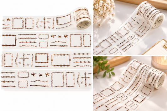 MHD-JJTM006-Transparent PET Sticker Roll | 40 mm | 2mtr