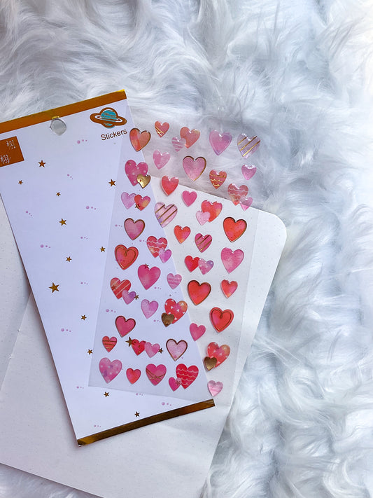 GB21027 | Love Sticker | Decorative Stickers | 3D| Transparent Sticker |