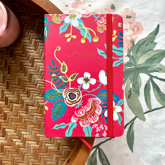 Colourful Mini Notebook Floral collection 5702-2 a |  Notebook A6 | Diary