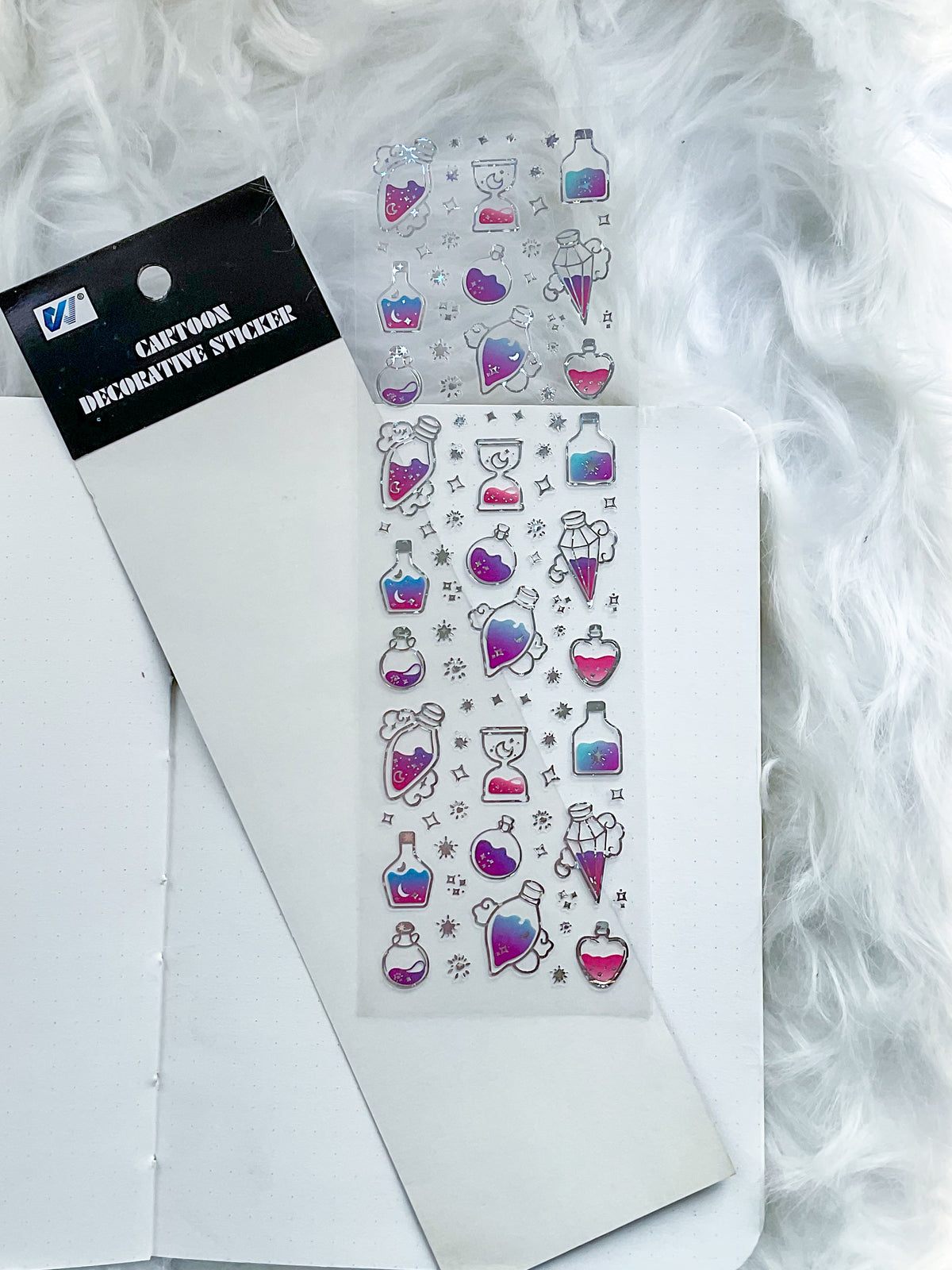 WX-TB| Cartoon Decorative Sticker| PET | Transparent Sticker | – Adriti ...