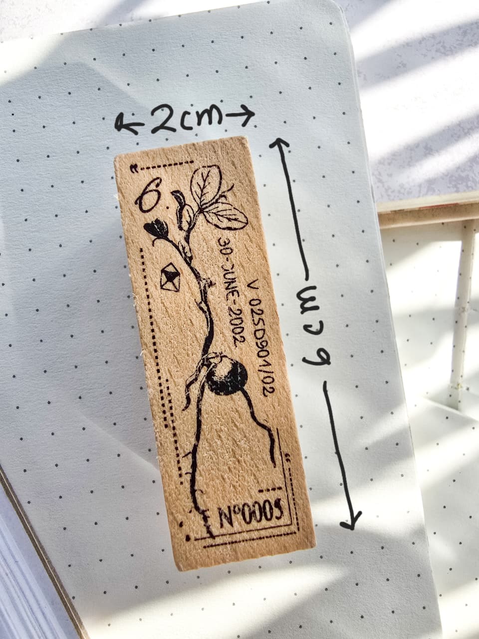 FHTY-2-01 Wooden Stamp